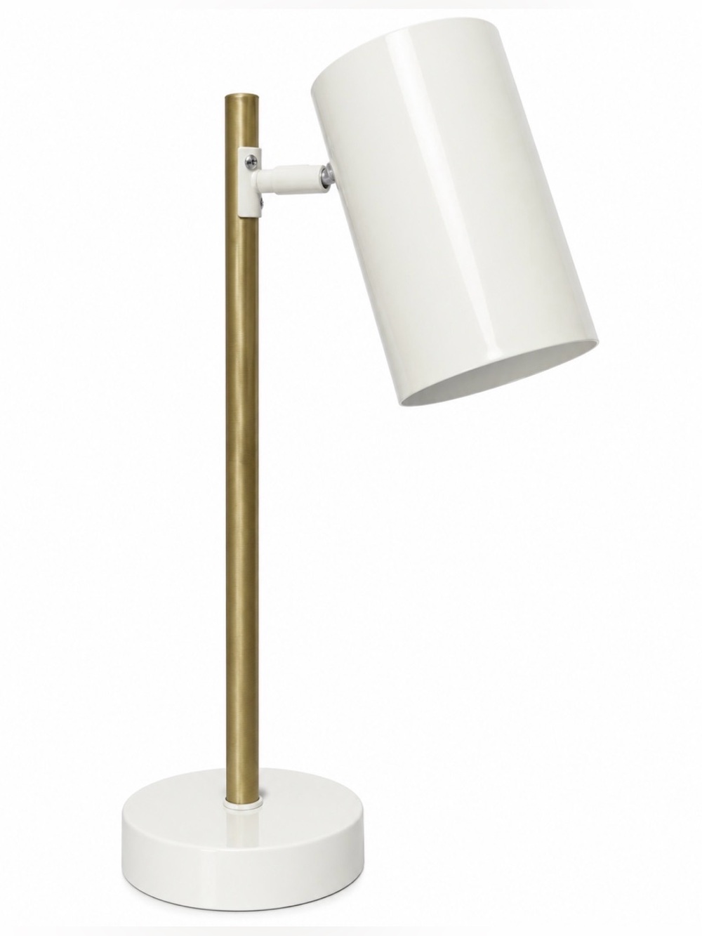Target White and Brass Adjustable Table Lamp